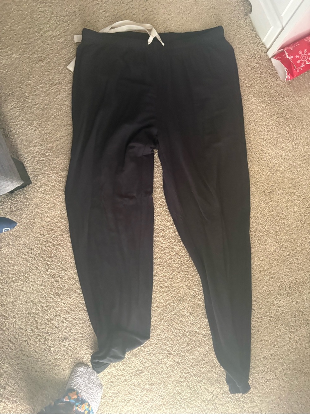 Amazon Essentials Black Drawstring Track Pants